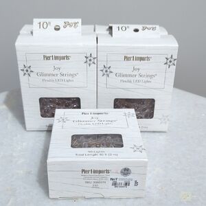 Pier 1 Joy Glimmer Strings Flexible LED Lights - White